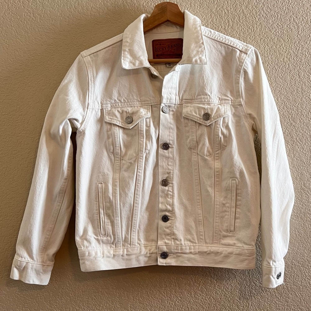 Lucky Brand The Tomboy Trucker Denim Jacket Size Medium